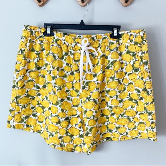 MAUBY Marigold Poppy French Terry Shorts | Size 1X - Picture 2 of 7